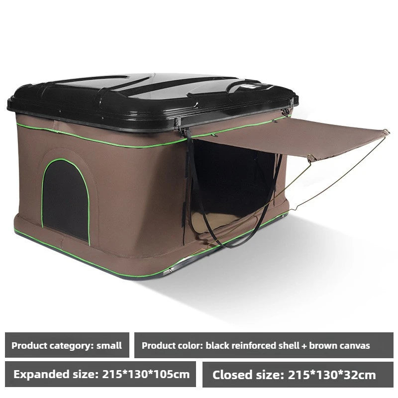 ABS small free to build outdoor camping quick-drive roof tent tourist fishing roof tent