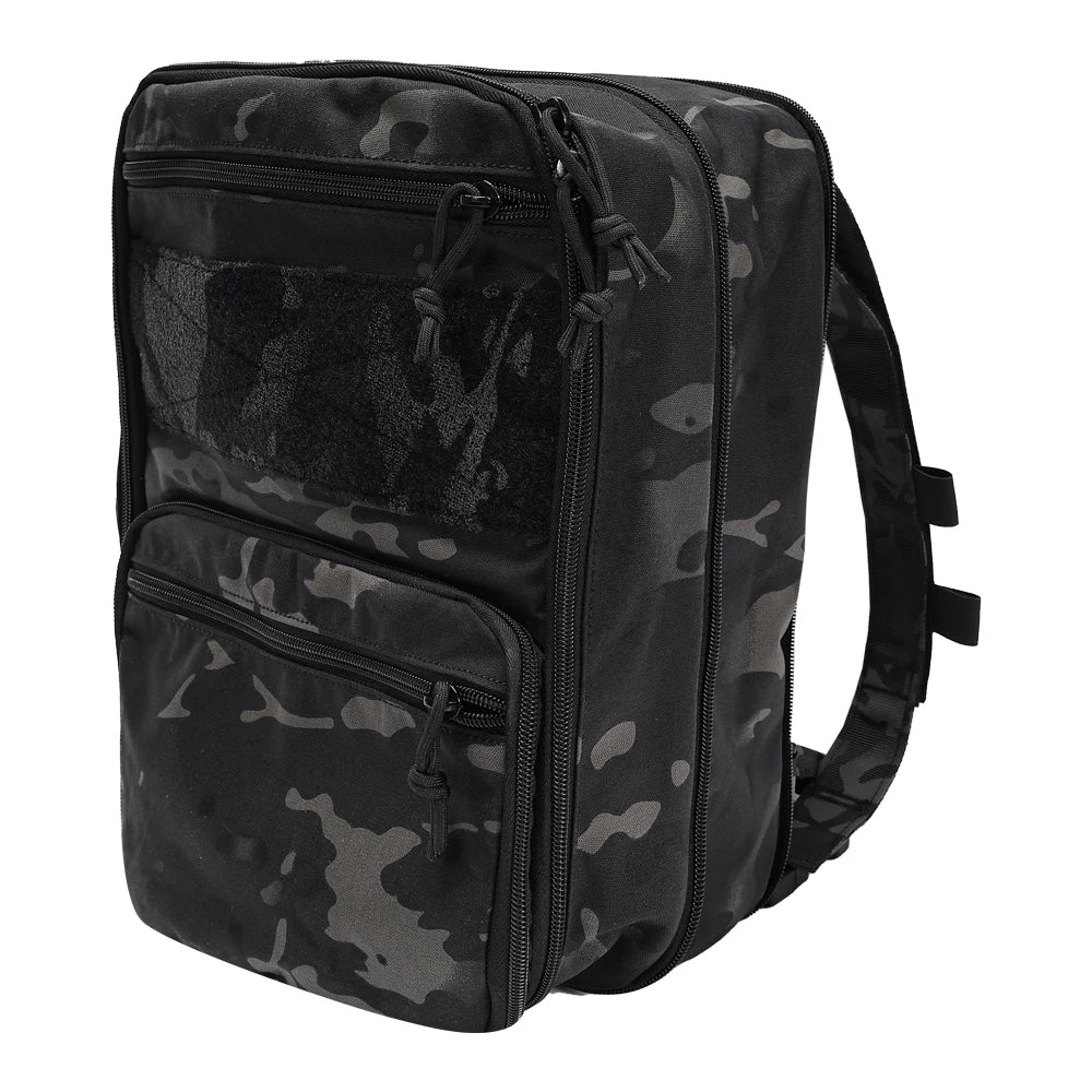 500D Nylon Tactical Flatpack D3 Backpack Hydration Carrier Expansible Molle Pouch Airsoft Multipurpose Vest Assault Travel Bag
