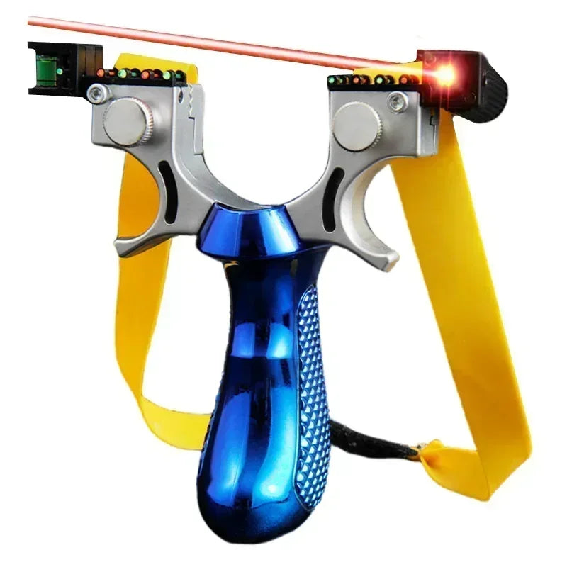 Hunting Slingshot High-power Laser Aiming Slingshot Outdoor Sports Shooting Game Practice Using High Precision Catapult