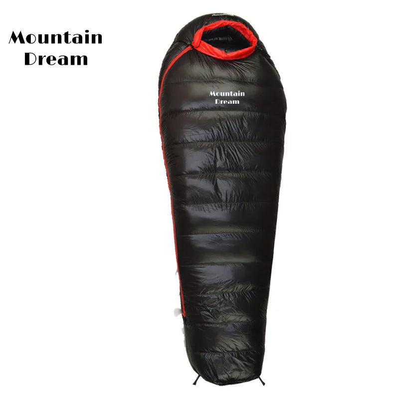Lightweight Subzero Sleeping Bag Portable Thermal Mummy Hiking Outdoor Backpacking Rectangular Waterproof Winter Hood Camping