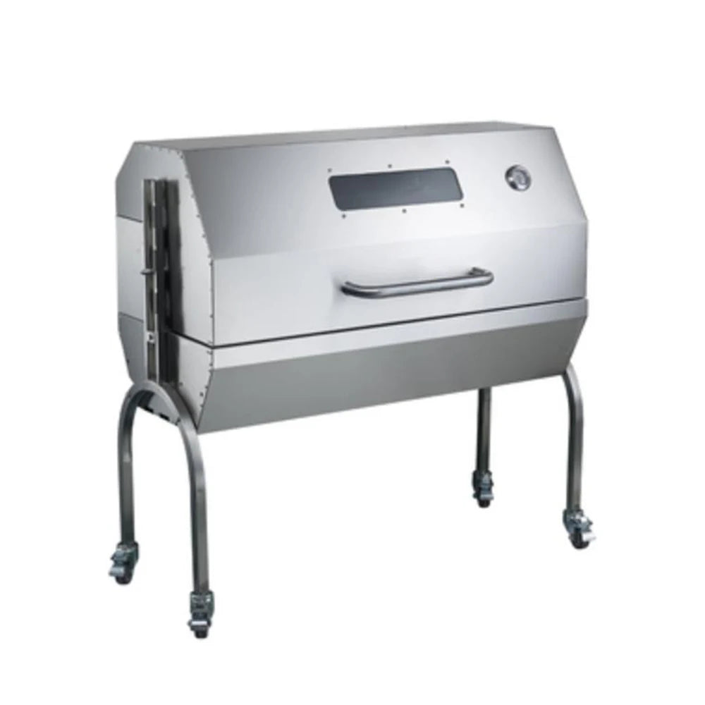 Luxurious Large Rotisserie Stainless Steel Gas and Charcoal BBQ Grill 60KG Outdoor Wholesale Barbecue Grill