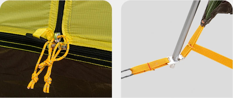 Naturehike Cloud Peak 20D Nylon Tent Ultralight 2 Persons Camping Hiking Outdoor Tent 4 Season Double Layer Backpack camper Tent