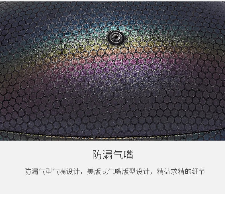 Training Reflective Rugby Ball Professional Grade Ball Toss Kick Practice for Youth Adult, Indoor and Outdoor Use, Size 3, 6, 9