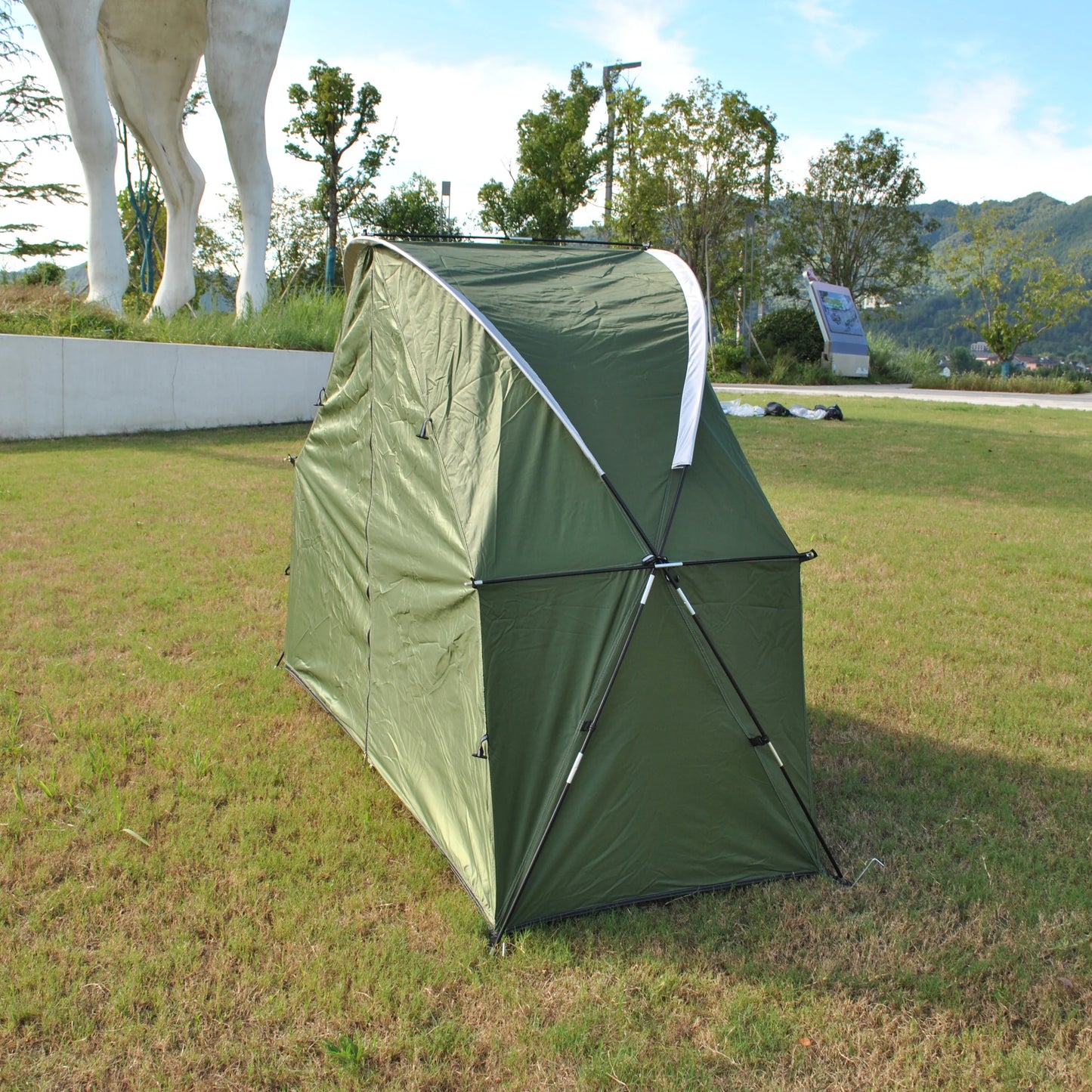 Durable Outdoor Sketching Tent for Backpacking,CZX-725 1 Person Tent Not Include Cot,1 Person Tent,Ground Tent,Practice Tent