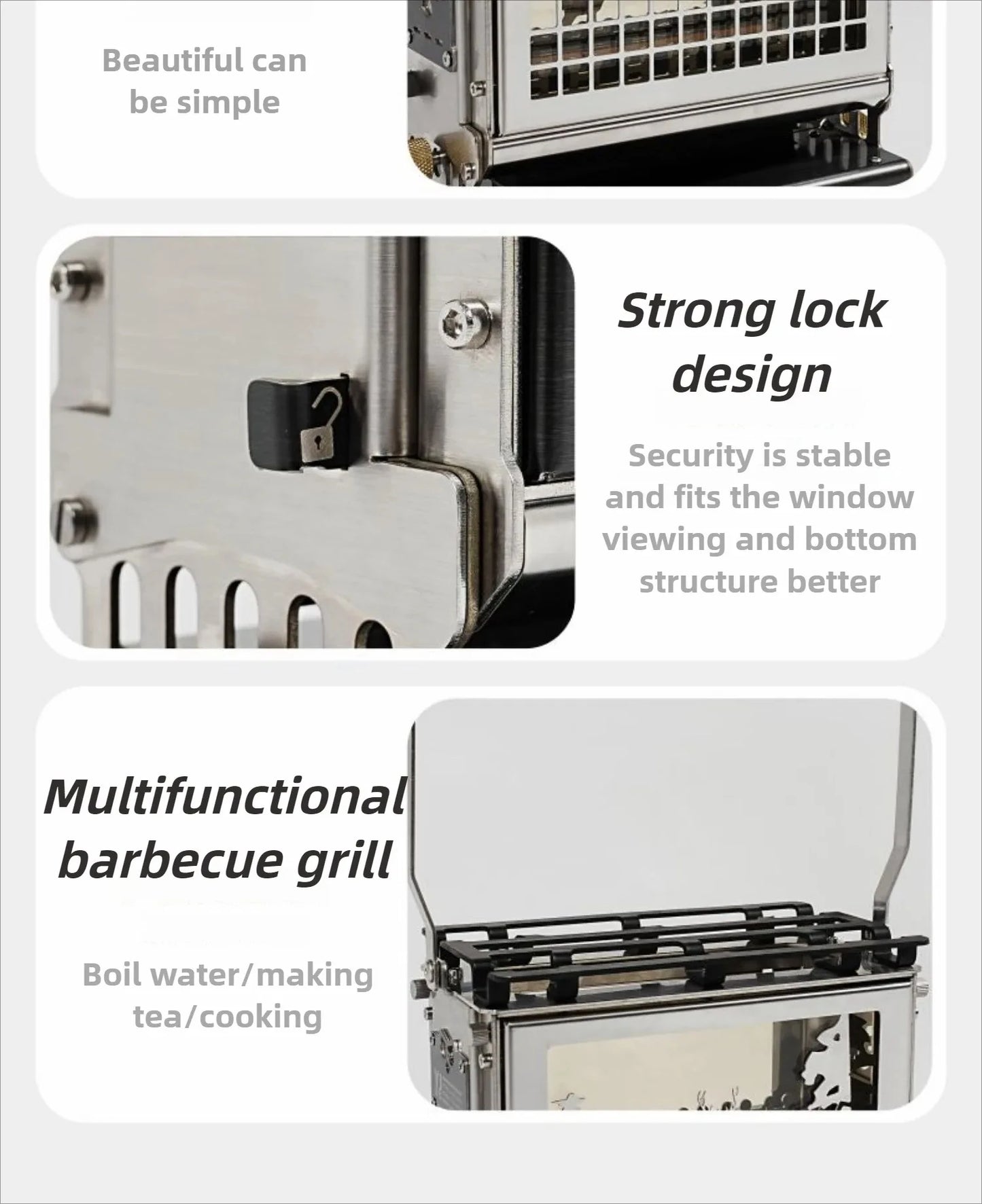 Portable Oil Lamp Stove Portable Outdoor Retro Camping Kerosene Lamp Camping Supplies Alcohol lamp