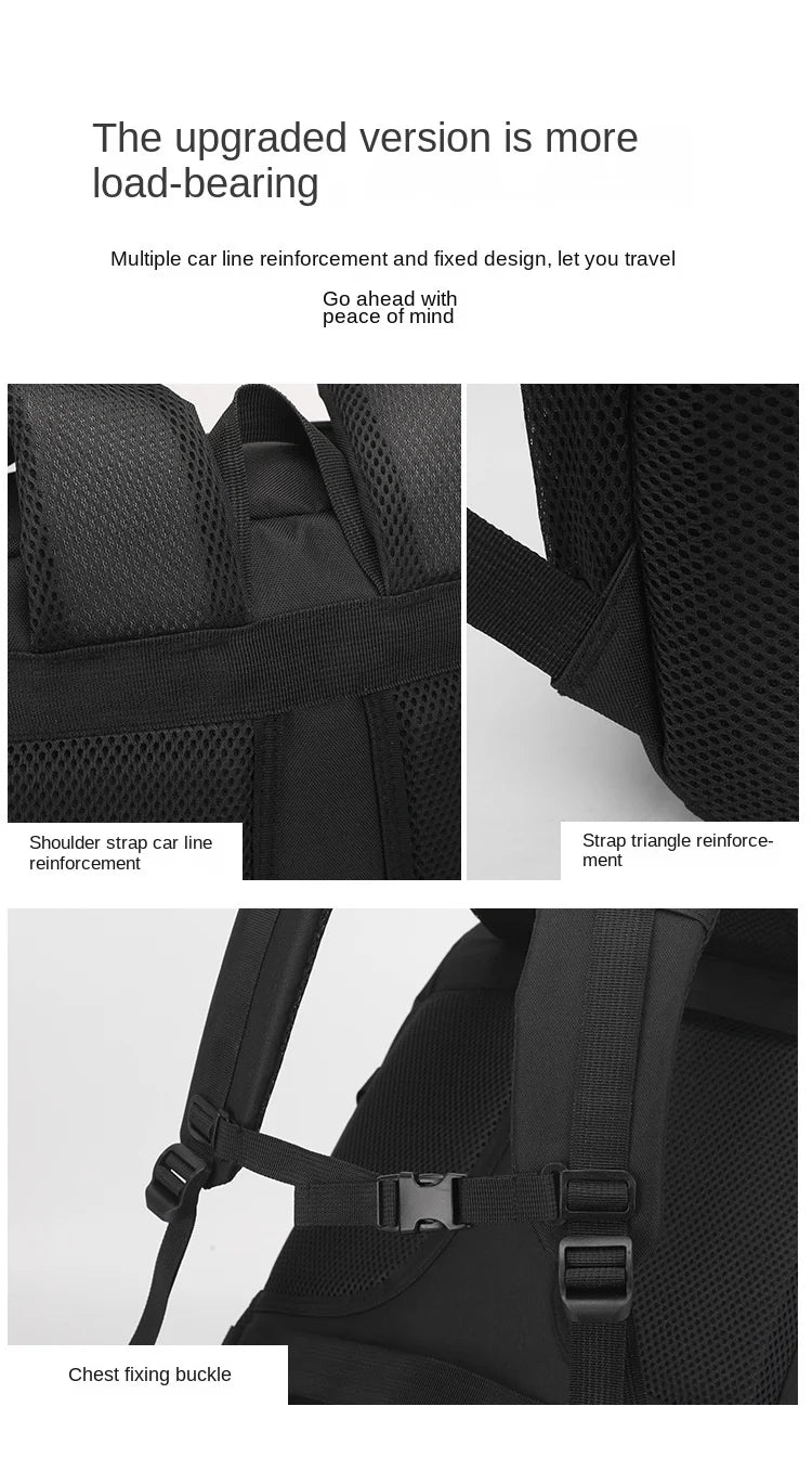 Oulylan Durable Portable Travel Shoulders Pack Versatile Outdoor Practical Climbing Bags Men Lightweight Large Capacity Backpack