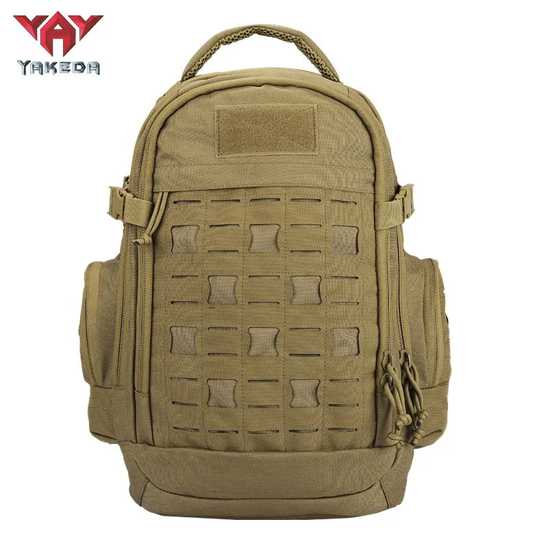 YAKEDA Assault Tactical Molle Backpack Fans 600D Sports Outdoor Bag High Capacity Tourism Hiking Mountain Camping Bags