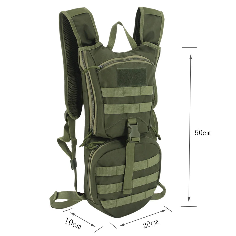 Outdoor Hydration Backpack Tactical Assault Outdoor Hiking Hunting Climbing Riding Bag Cycling Backpack Water Bag