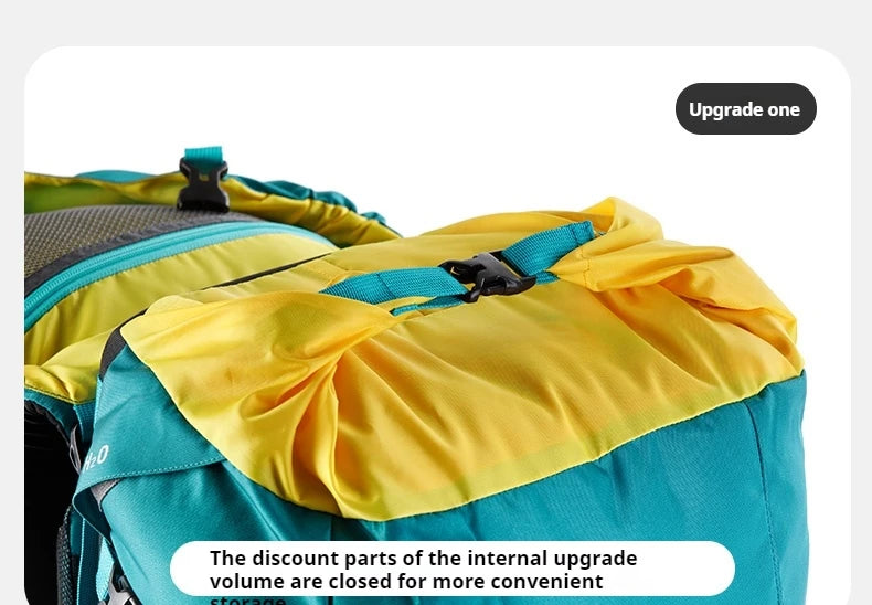 Naturehike Hiking Backpack Waterproof 45/55/65L Knapsack Climbing Travel Outdoor Sports Large Capacity Nylon Bag With Rain Cover