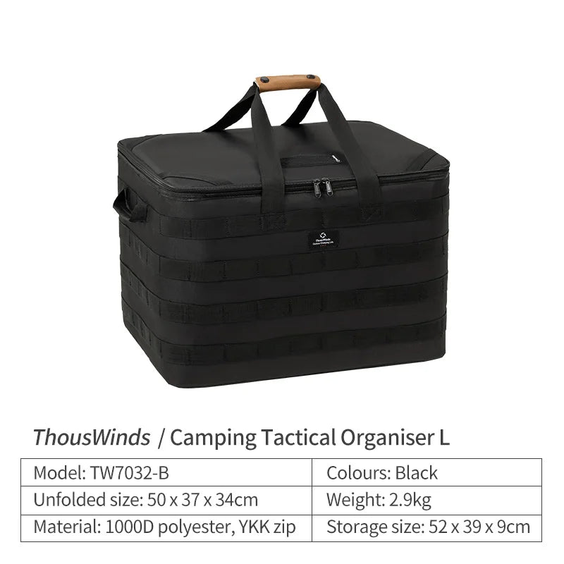 Thous Winds Outdoor Camping Storage Bag Meal Bag Large Storage Lamp Cookware Tableware Bag Picnic Travel Camp Bag Supplies