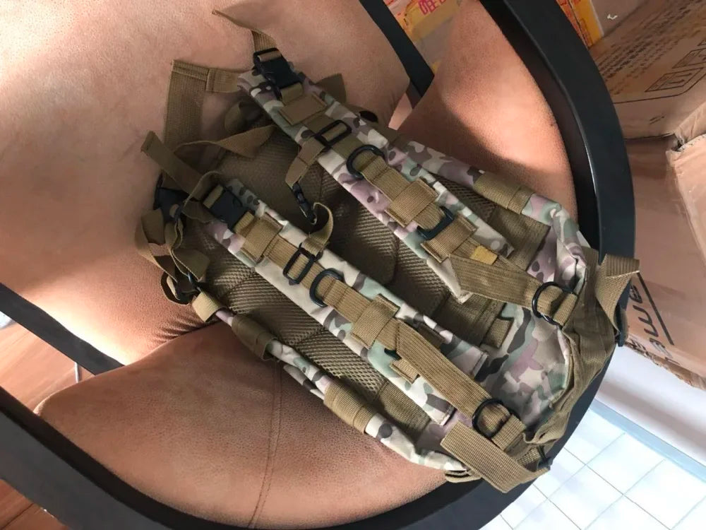 Outdoor Sport 20-35L 3P  Camouflage Attack Pack field Rucksacks Camping Hiking Bags Trekking Nylon Hunting Backpack