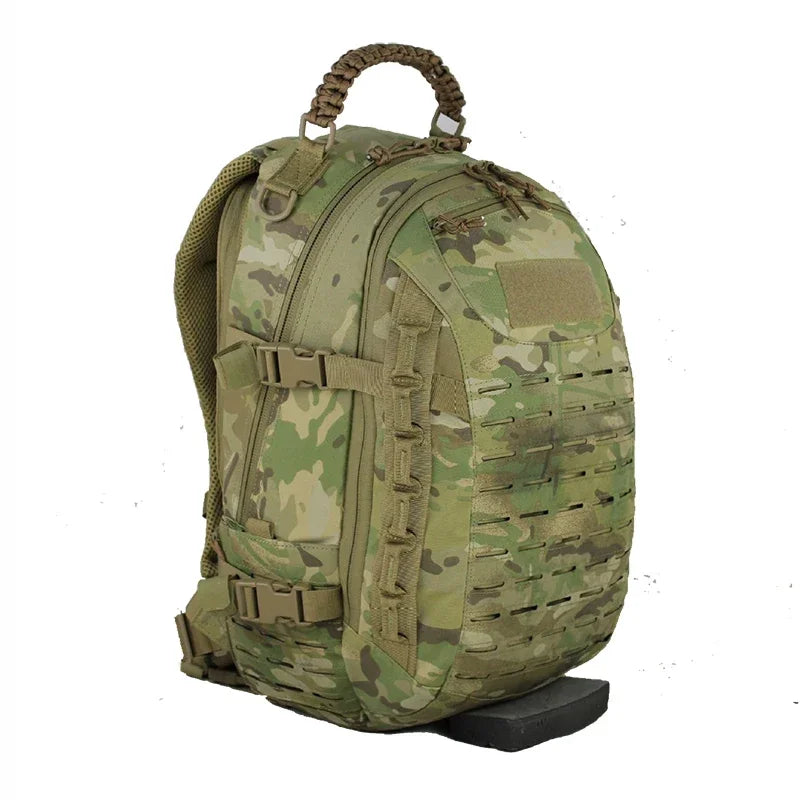 Outdoor Militar Tactical 25L Nylon Oxford Cloth Waterproof Both Shoulders Backpack Unisex Hiking Travel Camping Climbing Package