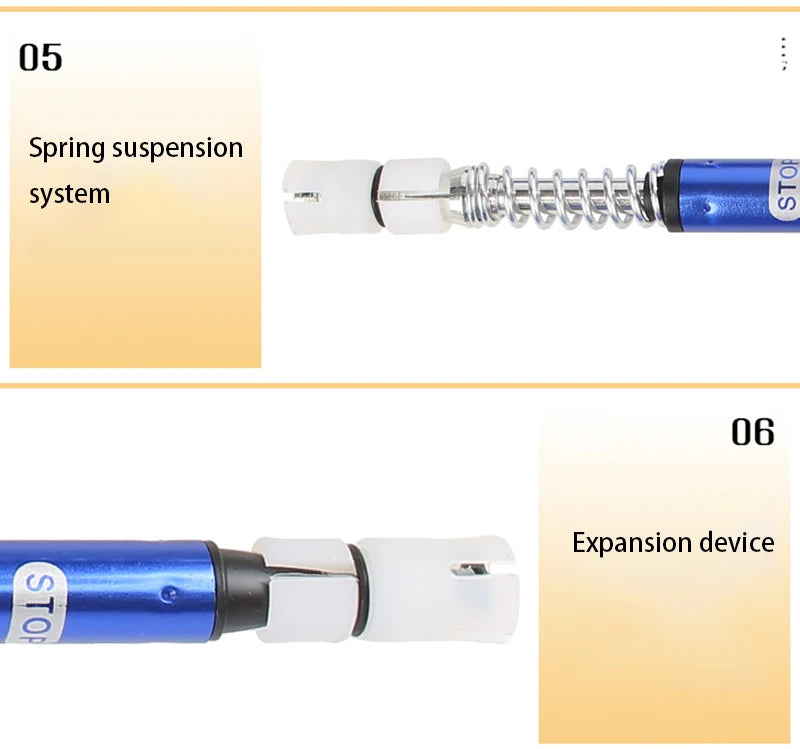 Four-section T-handle Trekking Pole Outdoor Travel Cane Climbing  Pole Aluminum Alloy Telescopic Pole Hiking Walking Stick