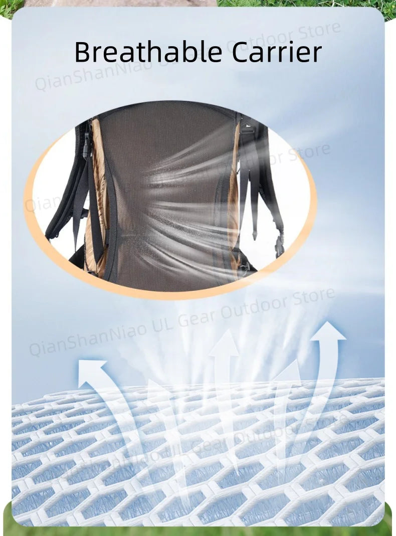 Asta Gear Jianshan UHMWPE Backpack Outdoor Ultralight Backpack Camping Hiking Mountaineering DCF Traveling Backpack