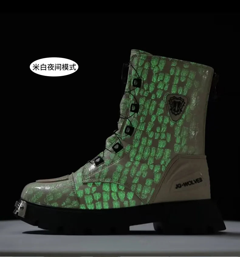 Motorcycle Wear-resistant Drop-proof Boots Women Motorbike Riding Shoes Breathable Biker Boots Motorboats Motorcycle Shoes Bota