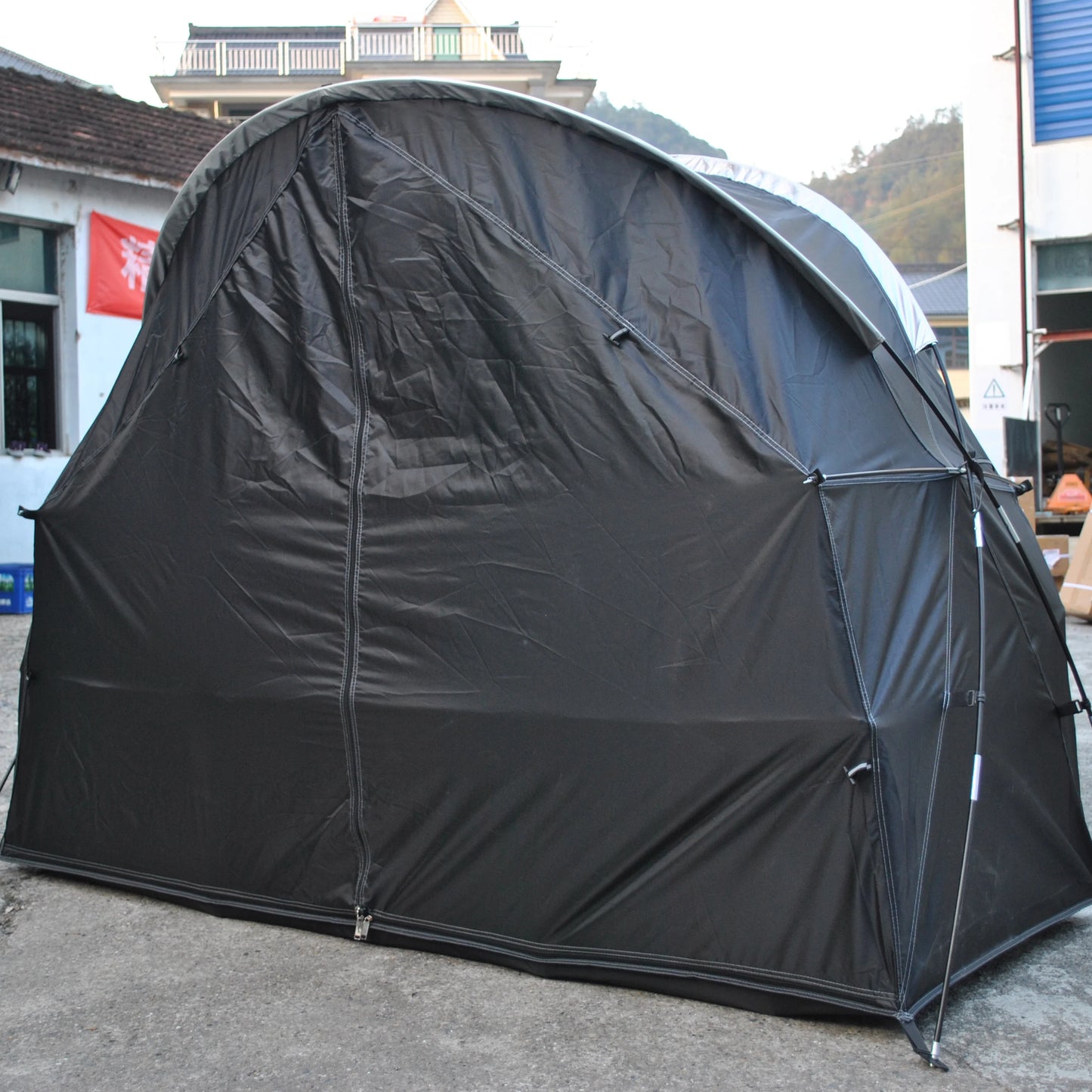 Durable Cot Tent for Camping, Light Weight, Backpacking Tent, Solo, 4000mm Camping Cot Package Not Include