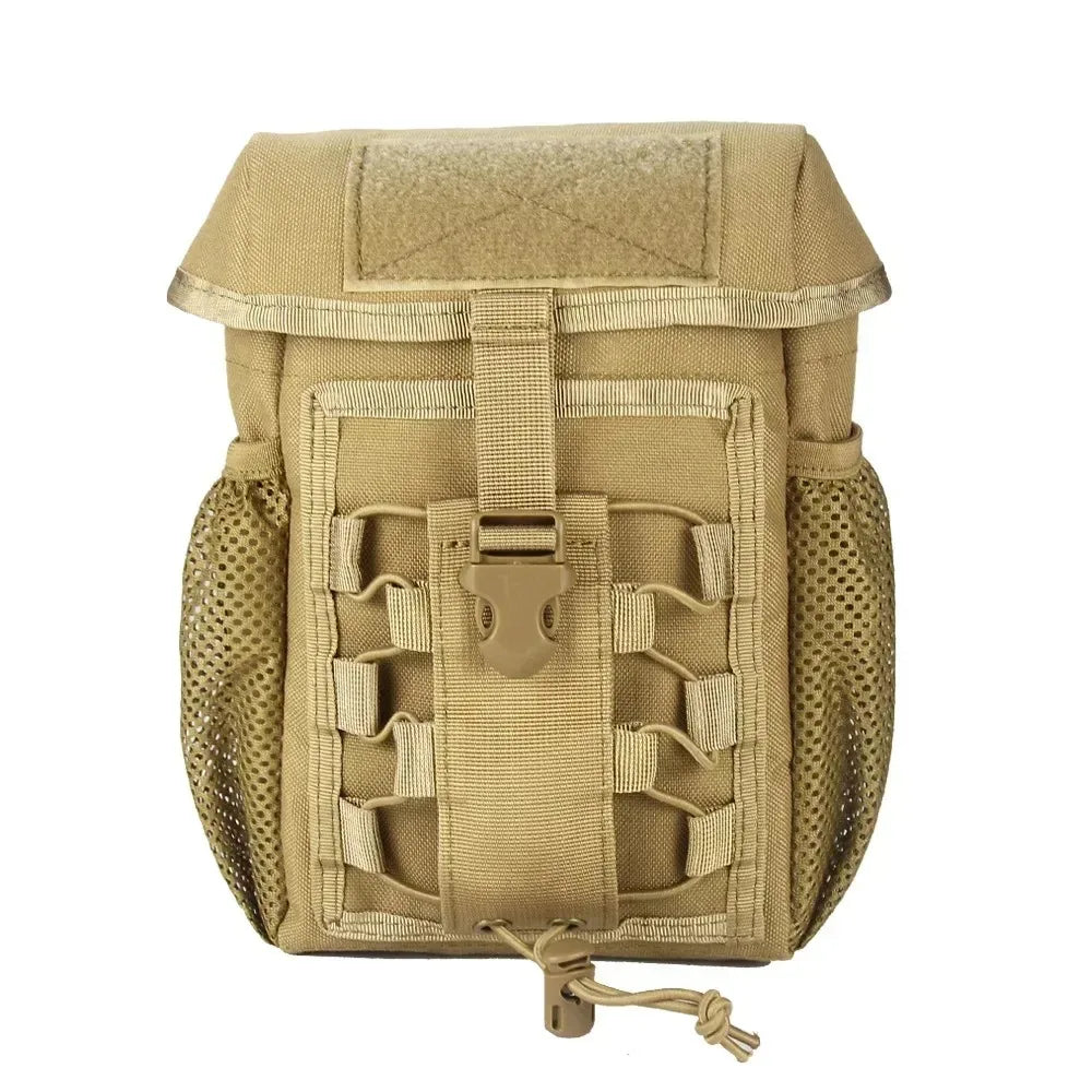 1000D Nylon Molle Dump Bag Waterproof Emergency Tool Outdoor Climbing Pouch Storage Bags Molle Attachments EDC Pouch Travel Use