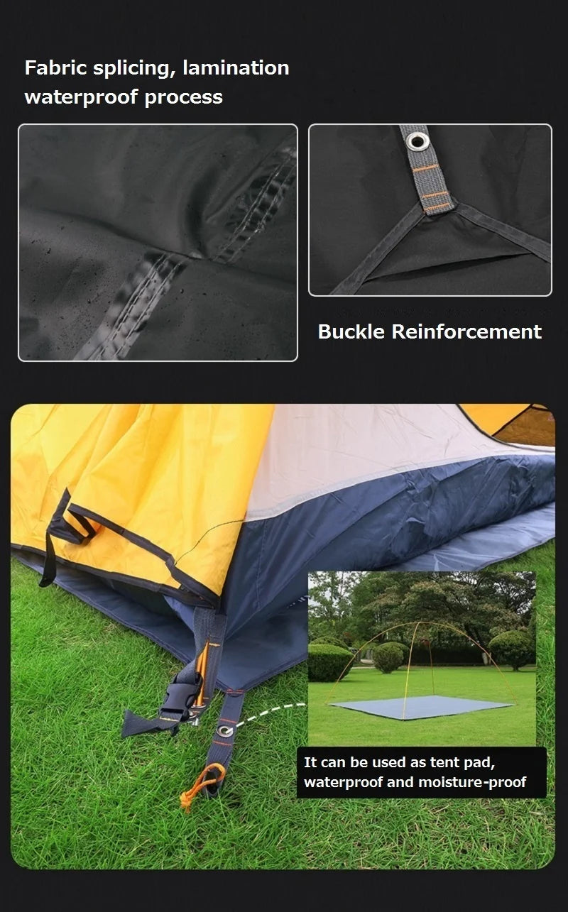 Waterproof Camping Tarp Multifunctional Tent Ground Sheet Ultralight Durable Beach Picnic Mat Multifunctional Canopy Shade Sail