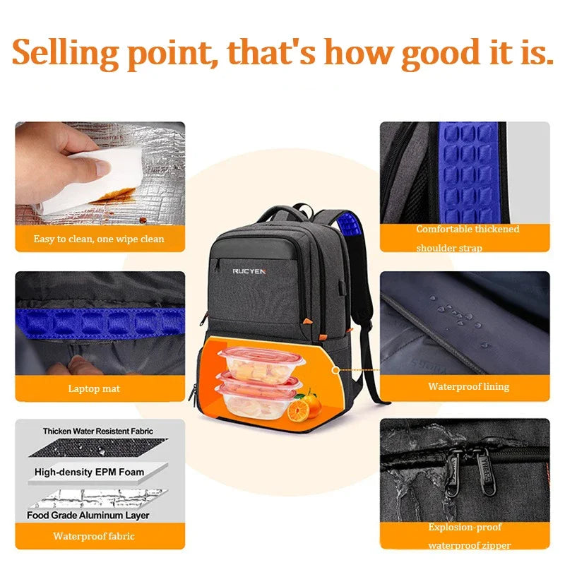 2024 New Backpack for Girls High School and College Students School Bags, Water-Repellent Lunch Bags, Insulated Bags, Lunch Bags