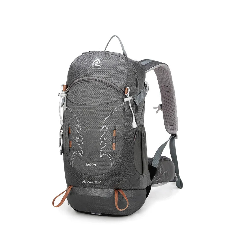 30L Water-Resistant Hiking Backpack for Men Women Breathable Back System Lightweight Daypack for Camping Trekking Outdoor Travel