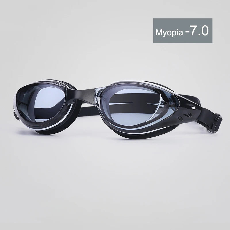 Plating Myopia Swim Goggles Men Women Professional Swimming Pool Water Sports Waterproof Glasses Anit Fog UV Shield Eyewear New