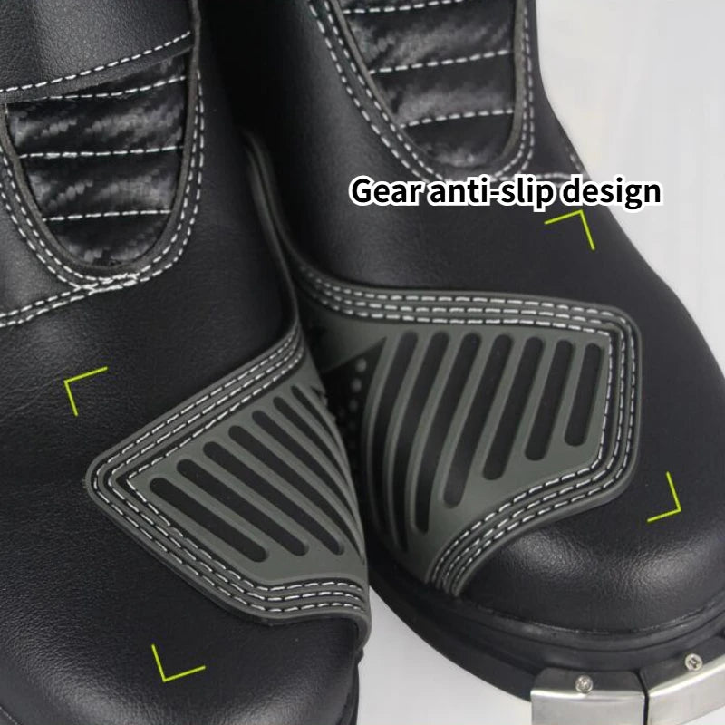Motorcycle Riding Racing Boots Rain Professional Boot Men Women Crash Fall Protection Off-Road Motorbike Shoes Botas Motocross
