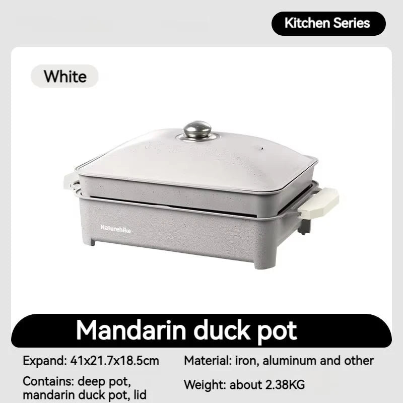 Naturehike Camping Gas Stove Burner 2300W Strong Fire Cooking Furnace Outdoor Picnic Barbecue Fry Grill Boil Pot Pan Portable