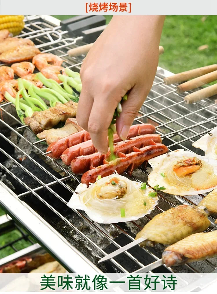 Barbecue Grill Barbecue  Household Charcoal Outdoor Carbon  Tools  Supplies