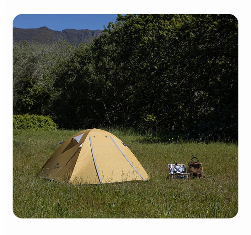 Naturehike Ultralight Tent 3-4 Person Waterproof Camping hiking tent Outdoor Double Layer Hiking Fishing Tourist Beach Tents