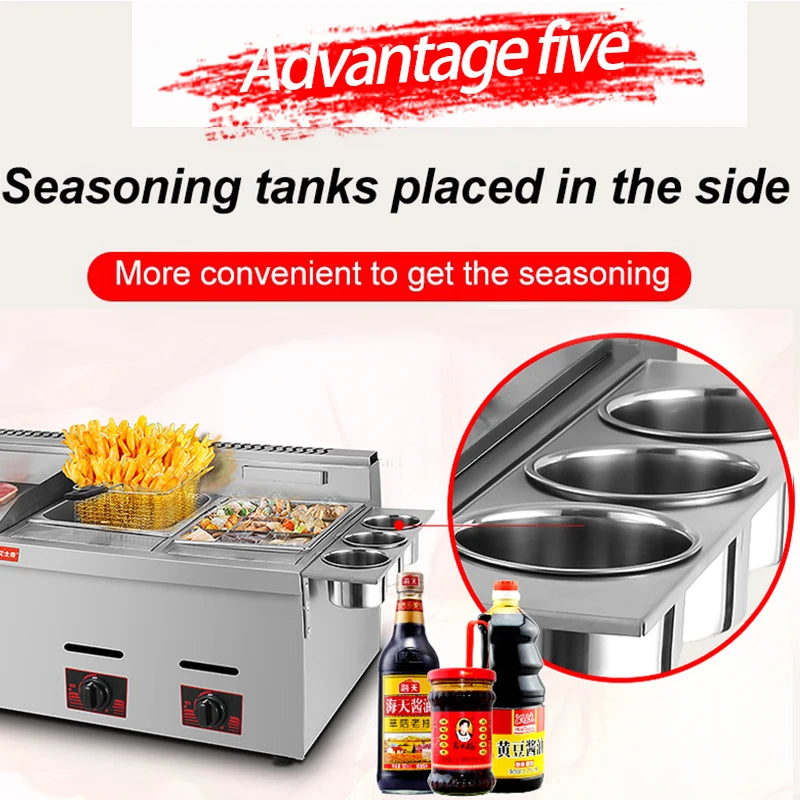 Commercial Stainless Steel Kitchen Grill Bbq Burger Fryer Hotplate Full Flat Ribbed Countertop Electric Griddle