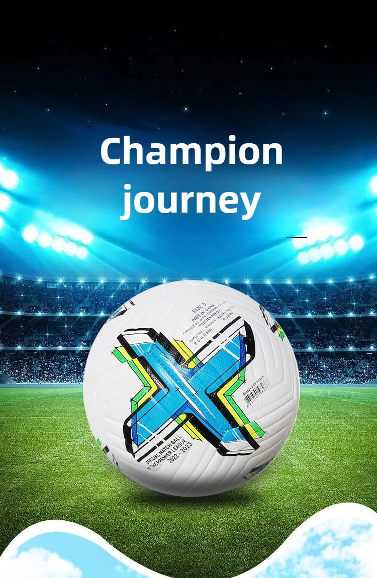 Newest Soccer Balls Standard Size 5 PU Material High Quality Outdoor Official Match Game Football Training Seamless Futbol