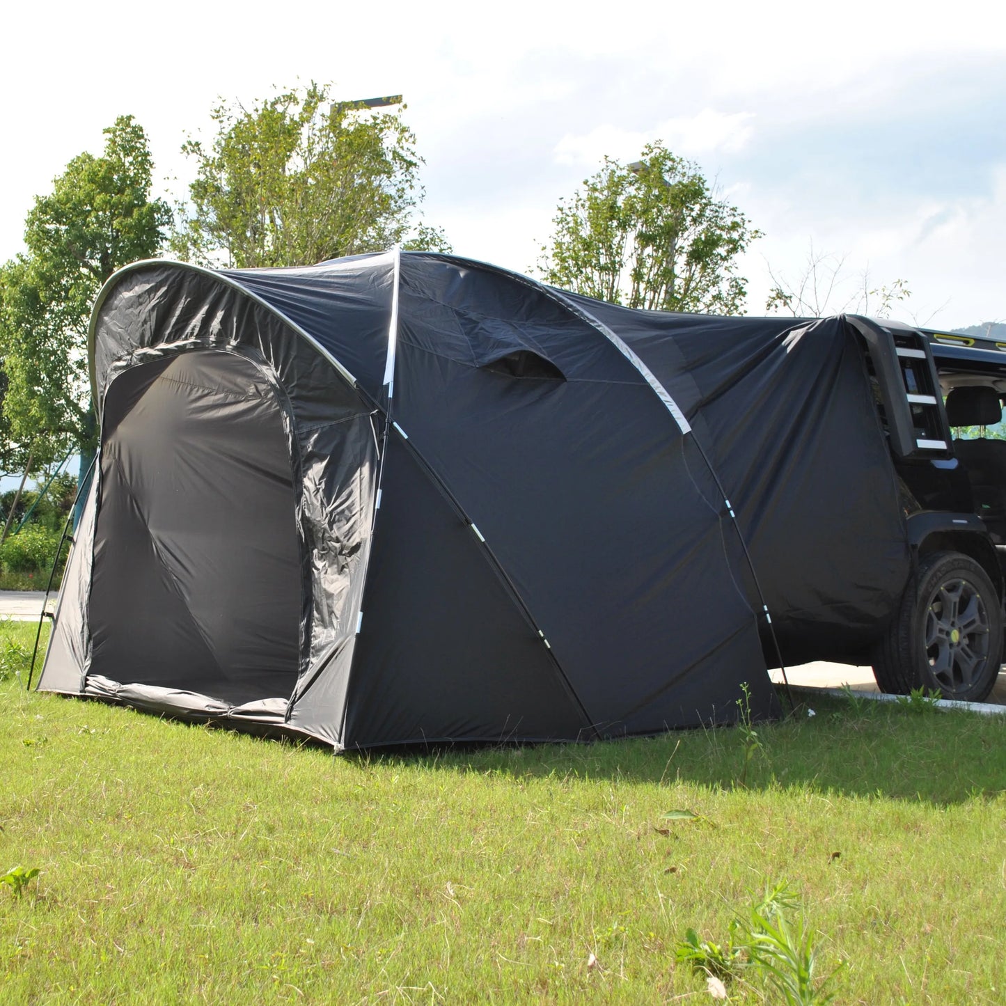 6 Person SUV Tent for Camping Double Layer PU3000mm Waterproof UPF 50+ UV Protection Electric Vehicle Car Tent Multi-use