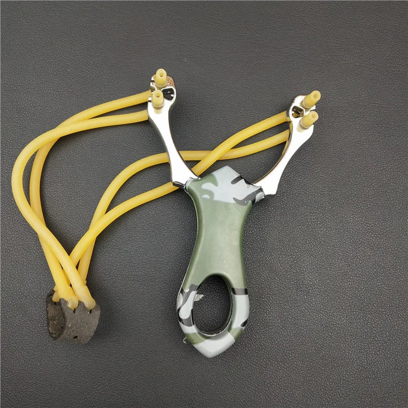 NEW Powerful Sling Shot Aluminium Alloy Camouflage Bow fishing Catapult Outdoor Hunting Slingshot Hunt Accessories catapult