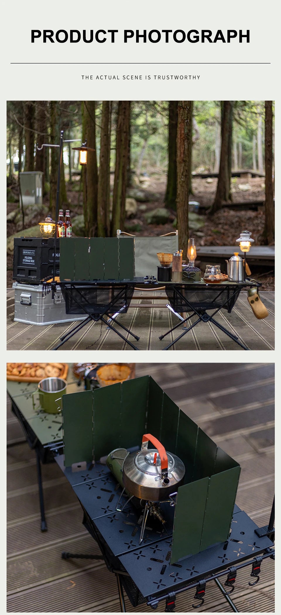 10 Plates Foldable Gas Stove Windshield Outdoor Camping Picnic Cooking Burner Windproof Screen Camping Outdoor Stove Wind Shield