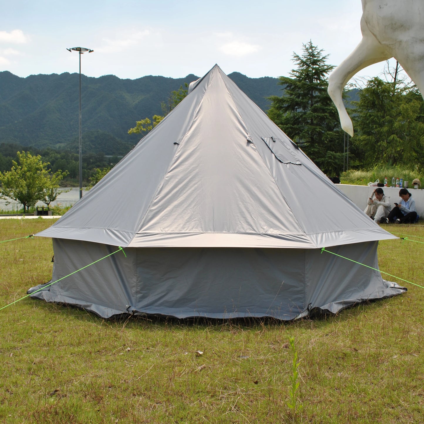 Regatta Mongolian Bell Tent - W/StoveJack, Waterproof, 4 Season Luxury Camping and Glamping Yurt Tent Outdoor