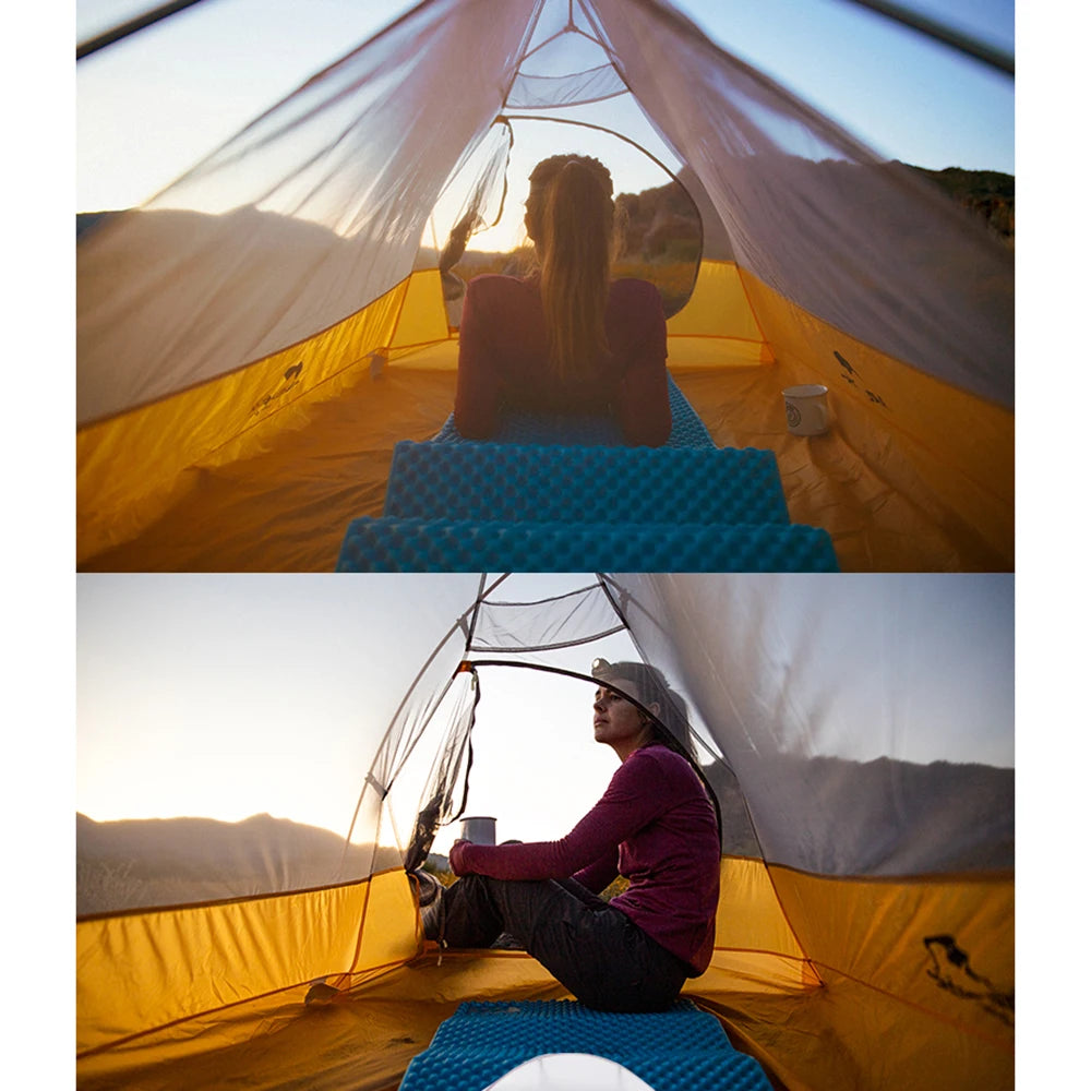 Naturehike Cloud Up 2 Camping Tent 1-2 Person Nylon 20D Travel Tent Waterproof Portable Hiking Backpacking Tent Ultralight