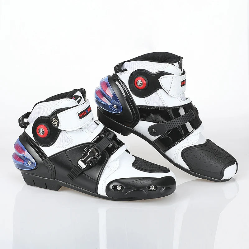 Motorcycle Boots Men Motorcycle Shoes Botas Moto Motocross Boots Motorbike Biker off-Road Racing Riding Boots