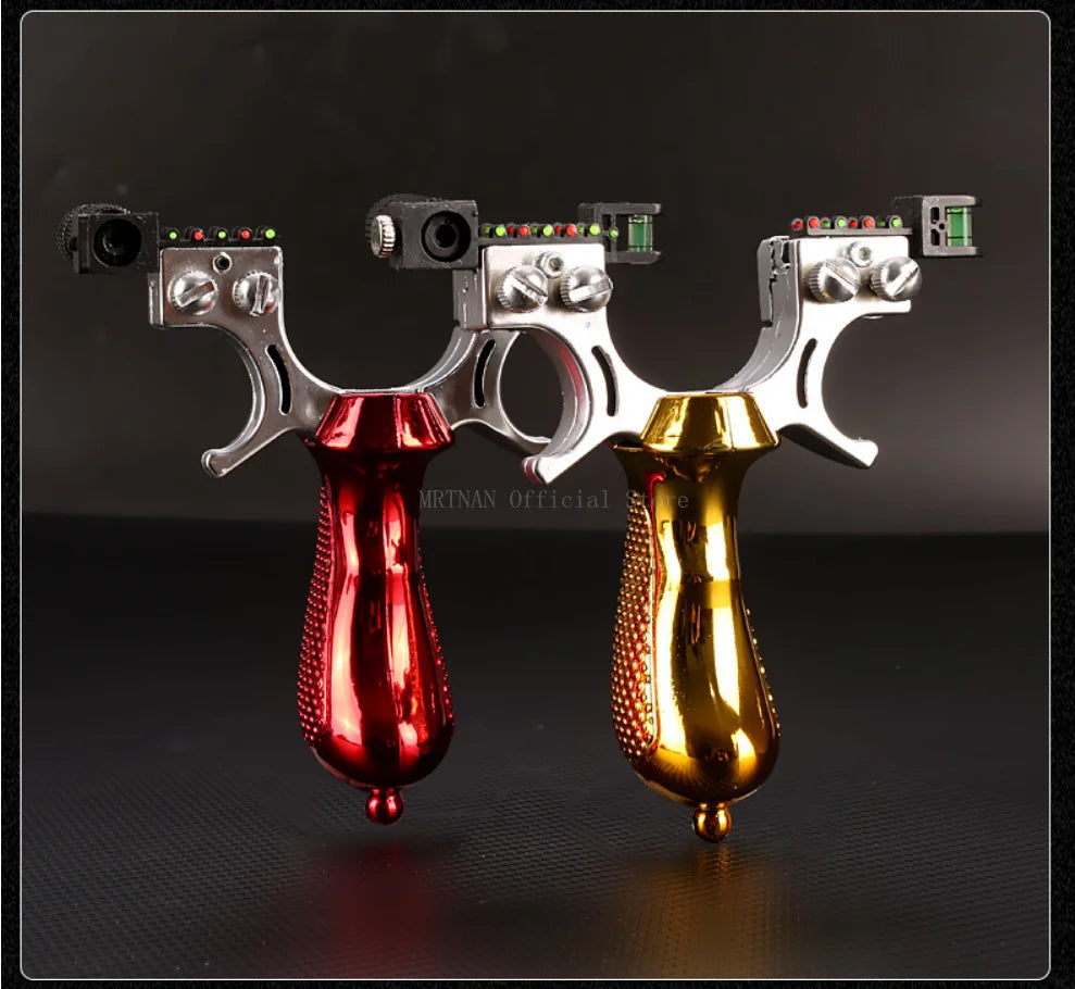 Double Spiral Fast Compression Slingshot Outdoor Sports Hunting Shooting Catapult Competition Practice Shooting Acessories