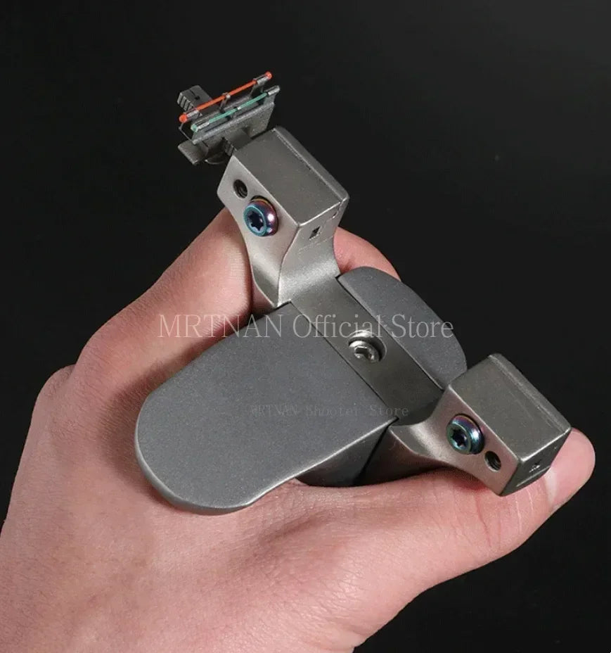 High Precision Metal Alloy Slingsshot Rubber Band Powerful Slingshot Outdoor Hunting Shooting Competition Catapult