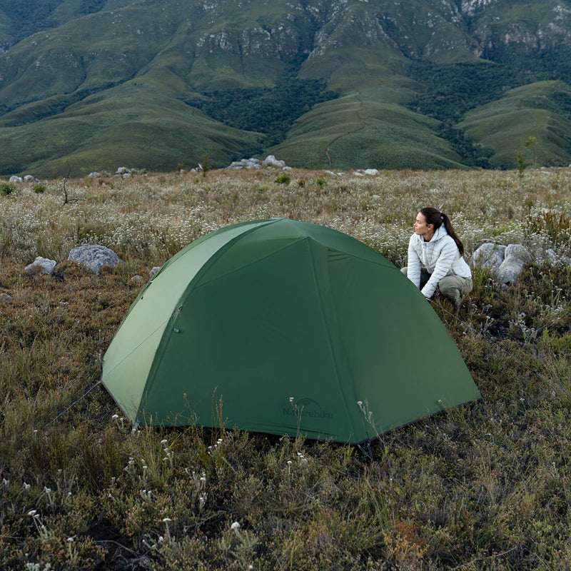 Naturehike Cloud River Pro Outdoor Camping Tent Ultralight 2 Person 20D Silicone Fabric Double-layer Waterproof Hiking Tents