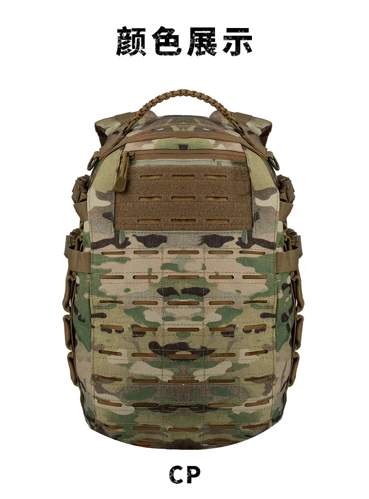 Yakota Tactical Backpack Hiking Outdoor Bag Camouflage Double Shoulder Dragon Egg Bag Student Commuter Computer Backpack