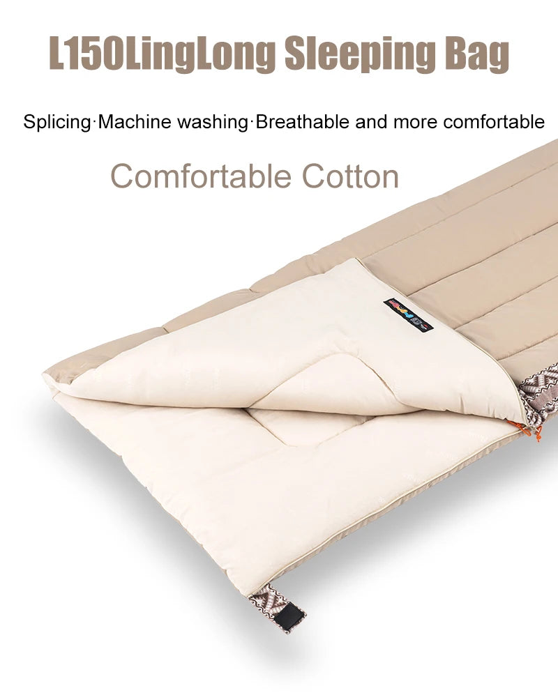 Naturehike Summer Sleeping Bag Ultralight Outdoor Camping Cotton Sleeping Bag Spring Hiking Trekking Travel Camping Supplies