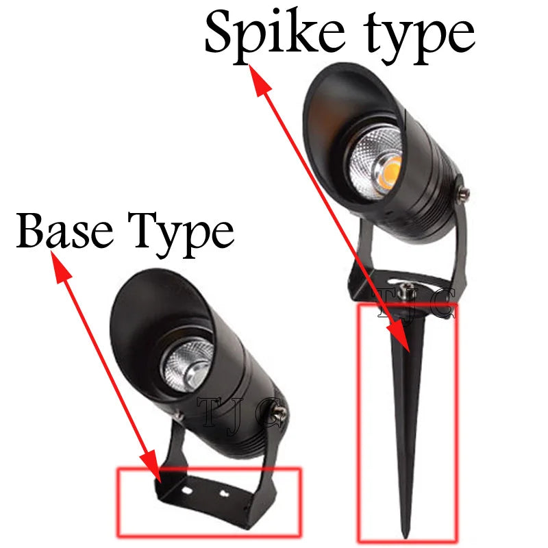 3W 5W 10W COB Outdoot IP65 Waterproof led Garden Lamp AC85-265V DC12V Outdoor Lighting Garden Light Landscape LED spotlight