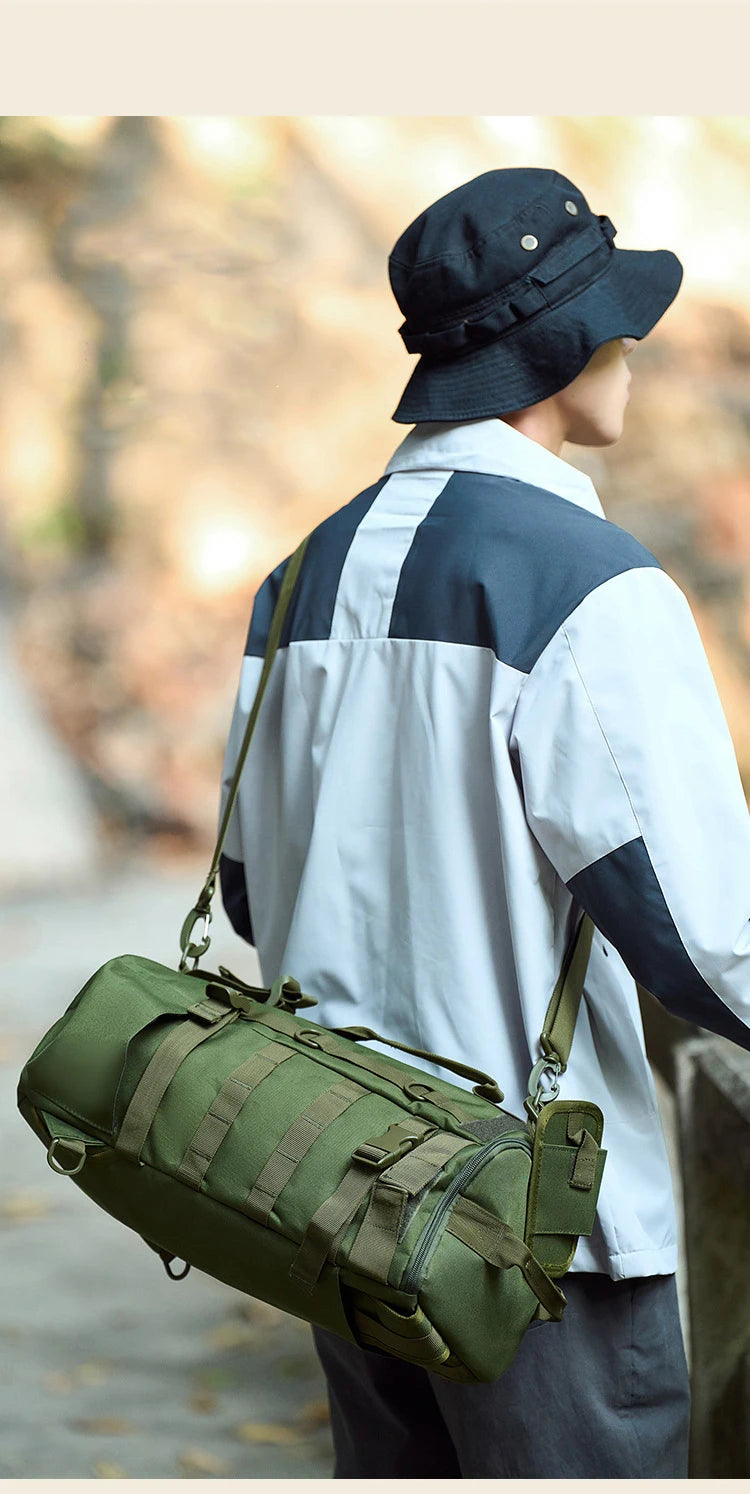 Waterproof Sports Climb Bag Multifunctional Backpack With Large Capacity For Men Fishing Equipment Gear Backpack Handbag