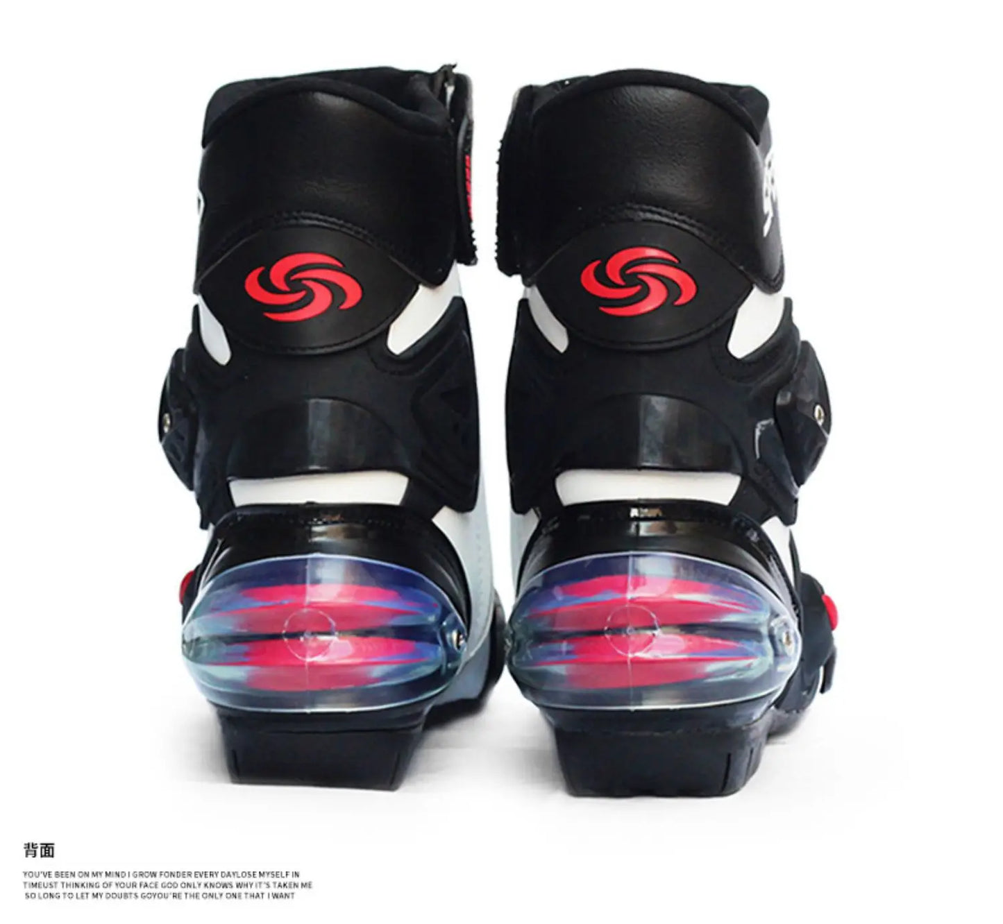 Motorcycle Boots Feet Protection High-Speed Pro-Biker Microfiber Men's Boats Moto Motorbike Race Boot Breathable Anti-fall Shoes