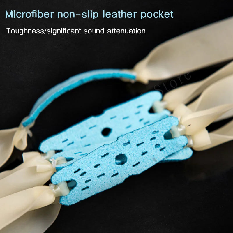 5pcs Hunting Strong Flat Rubber Band Latex Thickened Slingshot 1.0-2.0mm High Elasticity Outdoor Catapult Shooting Accessories