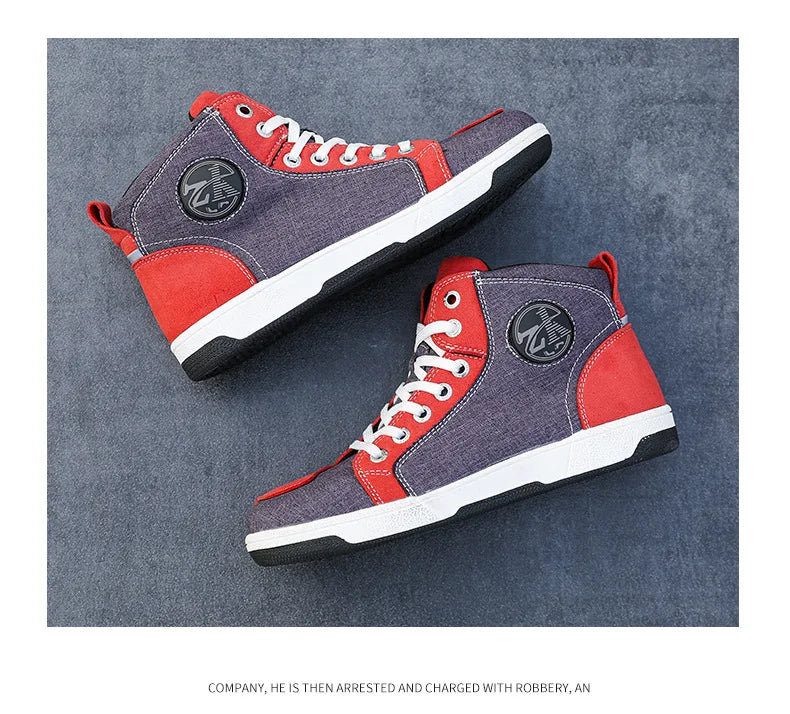 Motorcycle Riding Shoes Motorcycle Boots All Season Breathable and Anti Fall Riding Equipment Road Racing Shoes forRiders오토바이 부츠