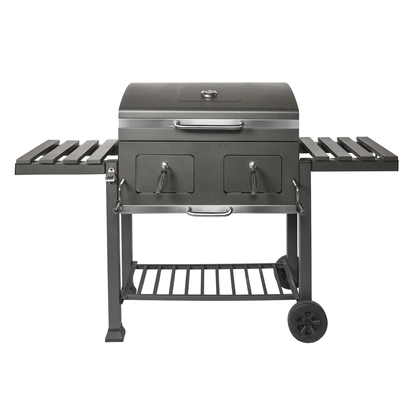 Factory Original Charcoal BBQ Grill With Side Tables Outdoor Smoker Ideal For Camping Tailgating Patio Garden