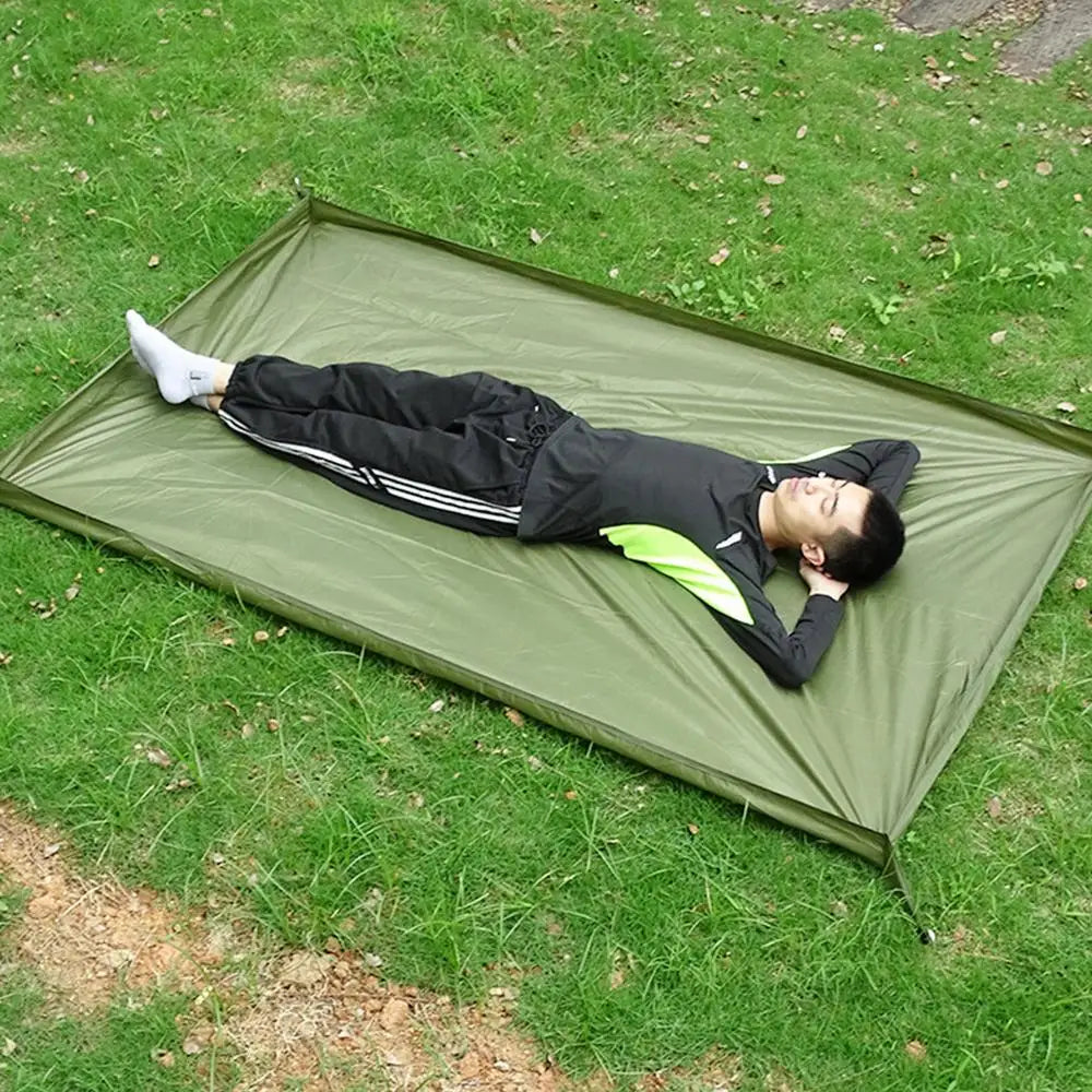 Waterproof Camping Tarp Thicken Picnic Mat Durable Beach Pad Multifunctional Tent Footprint Sun Canopy Ground Sheet For Hiking
