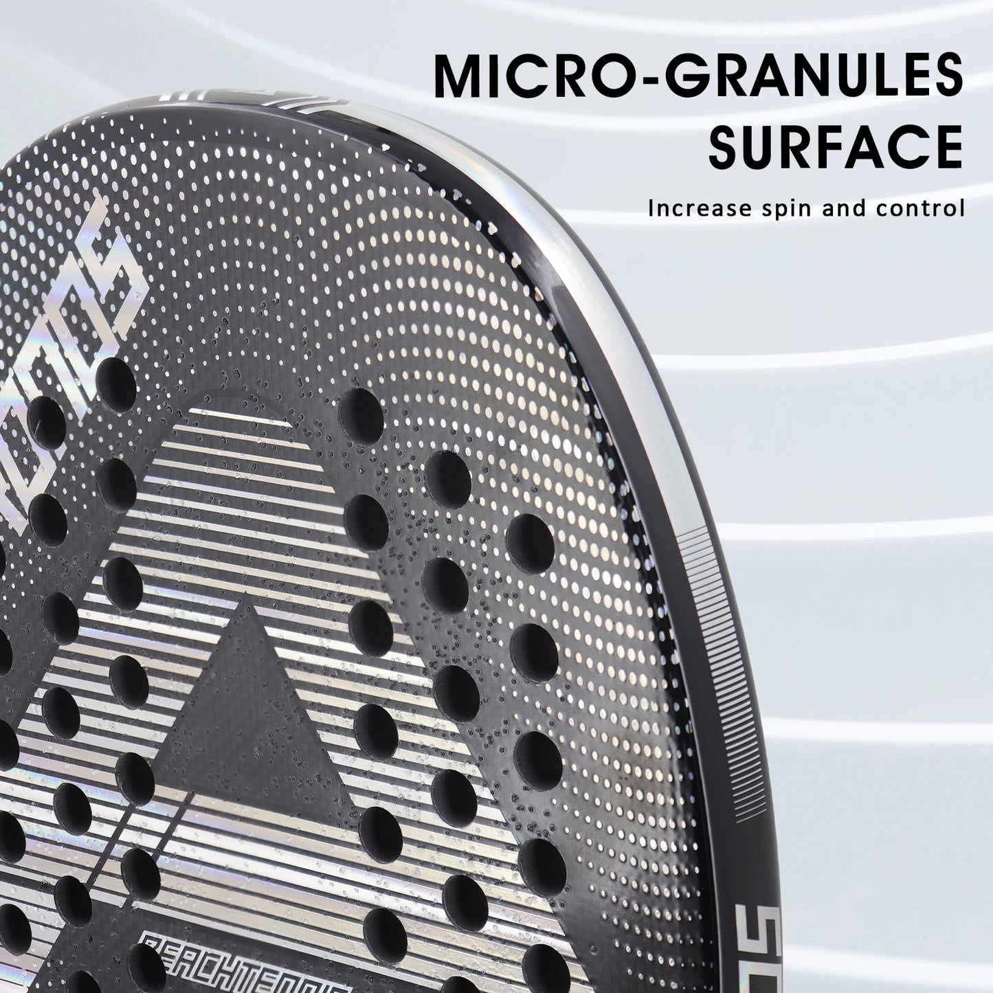 AMASPORT  Beach Tennis Racquet Carbon Fiber Grit Face With EVA Memory Foam Core Beach Tennis Paddles For High-level Players